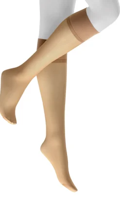 Satin Look 20 Knee Highs